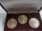 (3) MORGAN SILVER DOLLARS, BU CONDITION