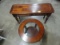 SOFA TABLE AND ROUND LAMP TABLE