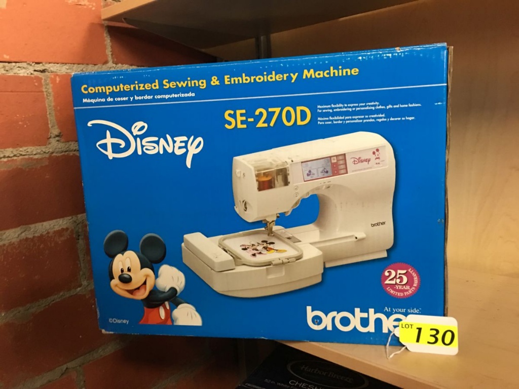Brother Disney Computerized Sewing Embroidery Machine Se Brother Disney Computerized Sewing Embroidery Machine Se