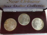 (3) MORGAN SILVER DOLLARS BU CONDITION