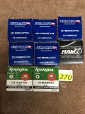 380 ROUNDS 223 REM AMMO: (250) RDS ULTRAMAX, REMANUFACTURED; (80) RDS REMINGTON, 45 GR, JHP; (50) RD