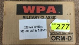 500 ROUNDS 223 REM WPA MILITARY CLASSIC AMMO, 55 GR