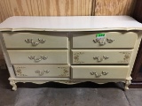 PROVENCIAL STYLE DRESSER WITH 6 DRAWERS