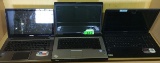 (3) TOSHIBA LAPTOPS - NO POWER CABLES