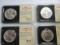 (4) UNCIRCULATED 2001 .999 FINE SILVER AMERICAN EAGLES