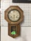 REGULATOR WALL CLOCK - OAK CASE