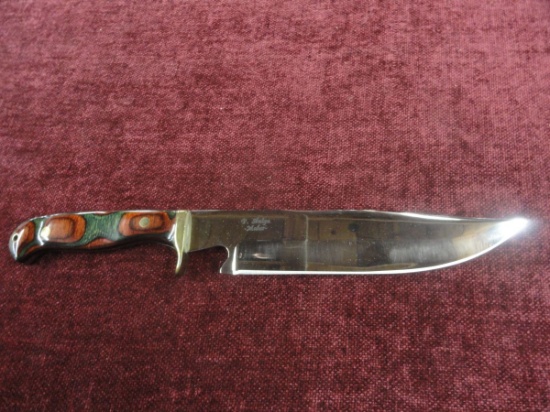 P. SHULGA   HAND MADE BOWIE KNIFE