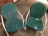 2  VINTAGE LAWN CHAIRS