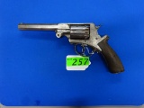 WEBLEY 1876 REVOLVER WALL HANGER, NO SR #, 45 CAL,