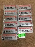 220 ROUNDS 308 WIN WINCHESTER AMMO; 150 GR, POWER POINT