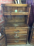 CHEST WITH BOOKCASE TOP