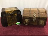 (2) DECORATIVE BOXES