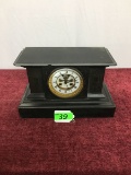 MARBLE MANTLE CLOCK BY PAUL NICOLH