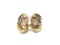 PAIR OF 14KT YELLOW GOLD CLIP EARRINGS WITH 3 DIAMONDS EACH