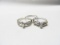 2 WHITE GOLD AND DIAMOND RINGS,