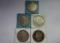 (5) MORGAN SILVER DOLLARS: 1897, 1898-S, 1921, (2) 1921-S