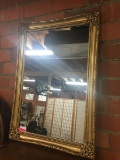 GOLD FRAMED MIRROR 40