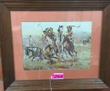 FRAMED C.M. RUSSELL PRINT