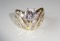 LADIES 14KT GOLD AND DIAMOND RING