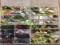 (4) FLAT TACKLE BOXES WITH ASSORTED CRANK BAITS, FROGS & PLASTICS