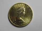 1979 CANADA 50 DOLLARS ONE TROY OUNCE .999 FINE GOLD COIN