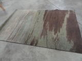 BROWN/GREEN/BLUE AREA RUG 60X96