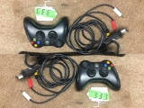 XBOX 360 WITH POWER SOURCE & 1 CONTROLLER