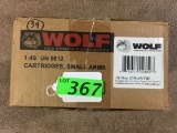 1000 ROUNDS WOLF PERFORMANCE 223 REM (5.56 X 45), 62 GR, FMJ AMMO
