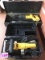 2 DEWALT POWER TOOLS