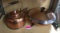 COPPER TEA KETTLE AND ELECTRIC  SKILLET