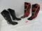 2 PAIR LADIES BOOTS