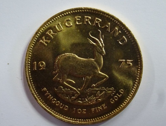 1979 SOUTH AFRICA KRUGERAND, 1 OZ, FINE GOLD COIN