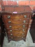 VINTAGE MAHOGANY CHEST OF DRAWERS, 6 DRAWERS,  (30