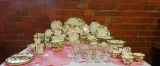 LARGE LOT OF FRANCISCAN DESERT ROSE DINNER WARE