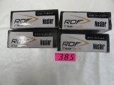 4 BOXES NOSLER MATCH GRADE RDF, 22 NOSLER CAL, 70 GR RDF, 80 RDS