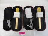 3 MIC GEEK MICROPHONES- NIB