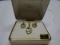 10KT YELLOW  & ROSE GOLD NECKLACE AND EARRING SET