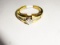 LADIES 14KT YELLOW GOLD AND DIAMOND RING