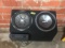 SPEAKER BOX WITH 2 SPEAKERS, 1 KICKER CVX & 1 SONY XPLOD 1200W