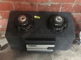 SPEAKER BOX WITH PIONEER 760W AMP & (2) ROCKFORD FOSGATE 200W SPEAKERS