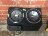 SPEAKER BOX WITH 2 SPEAKERS, 1 KICKER CVX & 1 SONY XPLOD 1200W