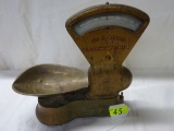 ANTIQUE TOLEDO BRASS SCALES