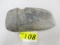 VERY LARGE PALEO INDIAN CELT/AX: CHIPPED BASALT WITH GROOVE,