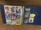 3 RING BINDER OF VINTAGE BASEBALL CARDS: 1980'S-90'S APPROX 345 CARDS