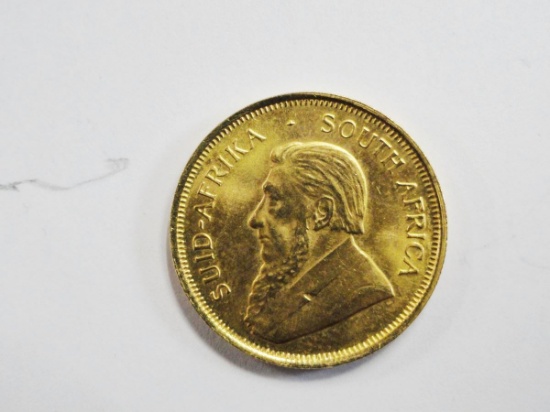1981 KRUGERAND 1/4 OZ GOLD COIN