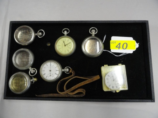RAILROAD POCKET WATCHES AND CASES