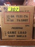 500 ROUNDS 12 GA FEDERAL SHOTSHELLS, 1 OZ, 7 1/2 SHOT