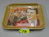 1976 COTTON BOWL CHAMPIONS ARKANSAS RAZORBACKS, COCA COLA  TRAY