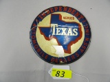 VINTAGE TEXAS INDEPENDENT AUTOMOBILE DEALER ASSN BUTTON SIGN