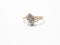 LADIES 14KT YELLOW GOLD AND DIAMOND CLUSTER RING (1.8G)